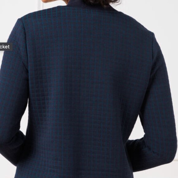 Quilted Rib Trim Bomber Jacket - T by Talbot's - MED - Picture 4 of 9